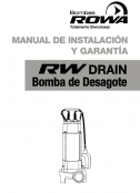 Manual de instalación RW DRAIN 1300